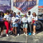 The Vertières Legacy team on Eastern Parkway during the 2026 West Indian American Day Carnival in Brooklyn, New York.